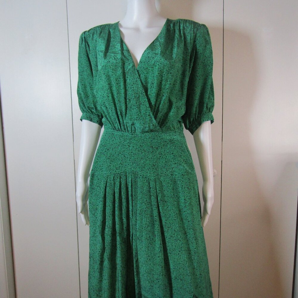 Silk Studio Green Dress